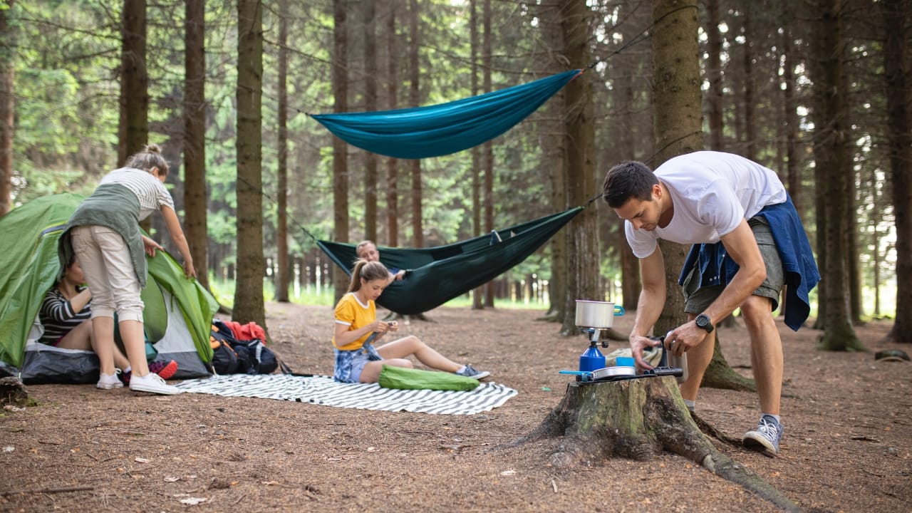 Is Hammock Camping Safer from Bears