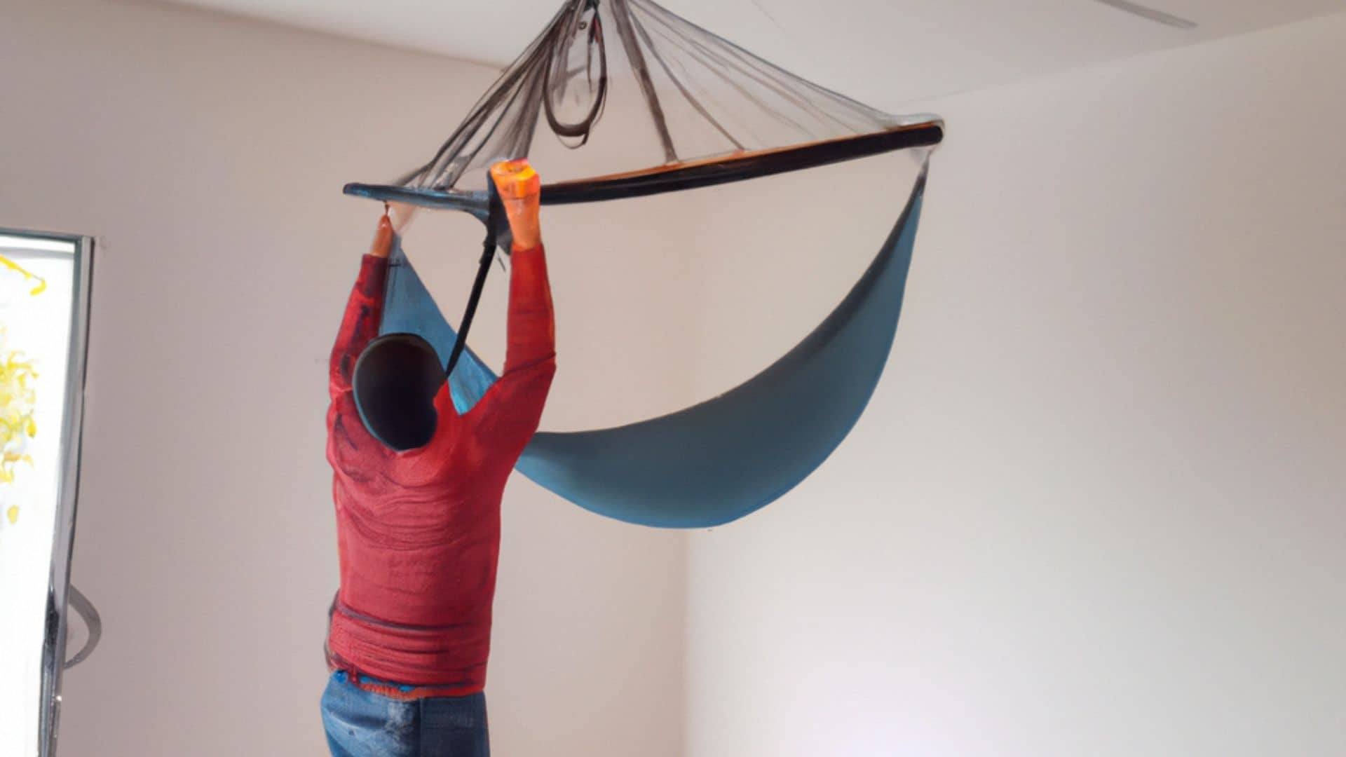 How to Hang a Hammock Chair Indoors from the Ceiling